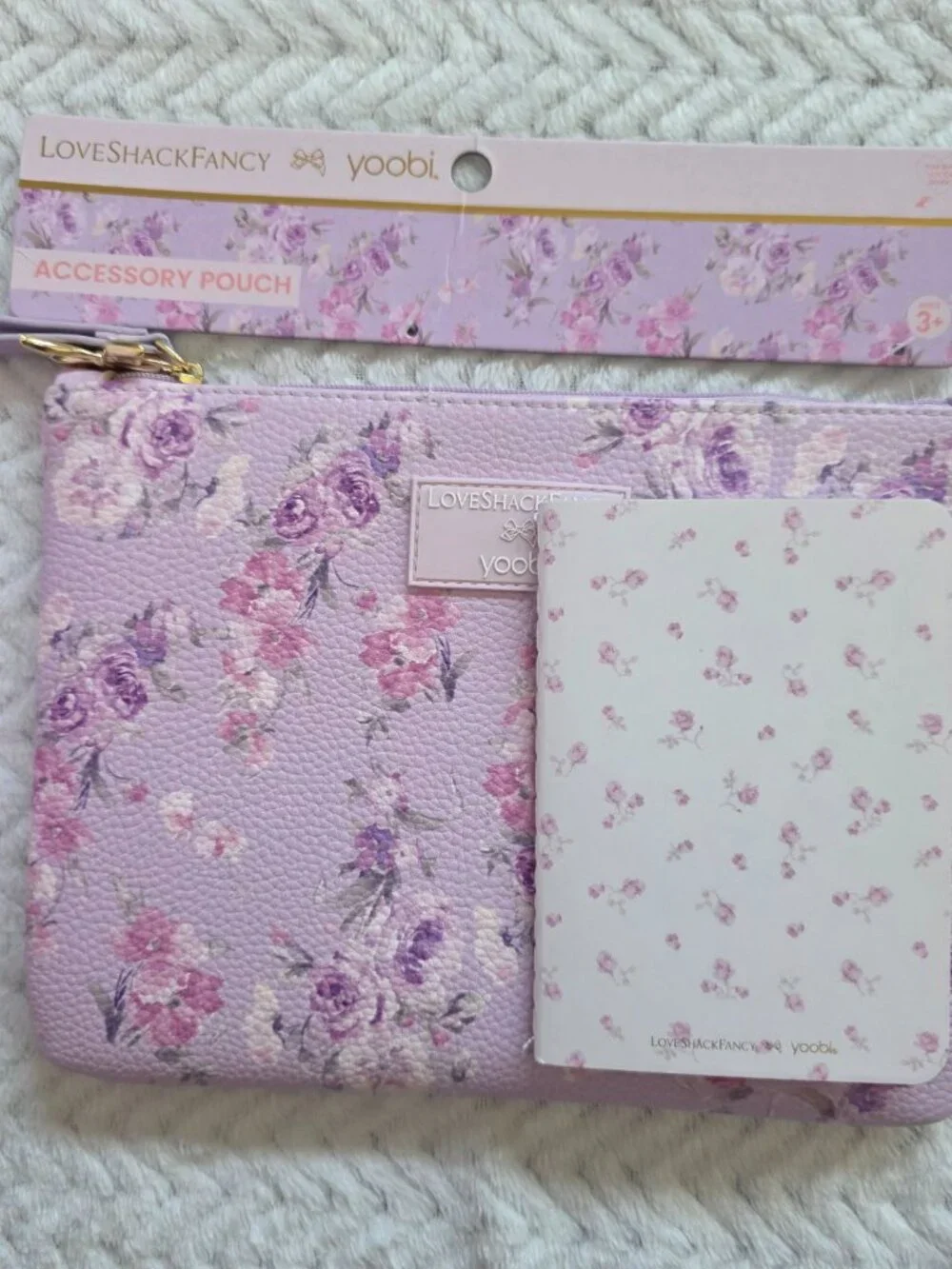 LoveShackFancy Target Backpack Ribbon Rosa folder pencil case pink hibiscus
